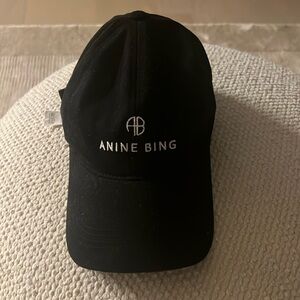 Anine Bing Black baseball cap